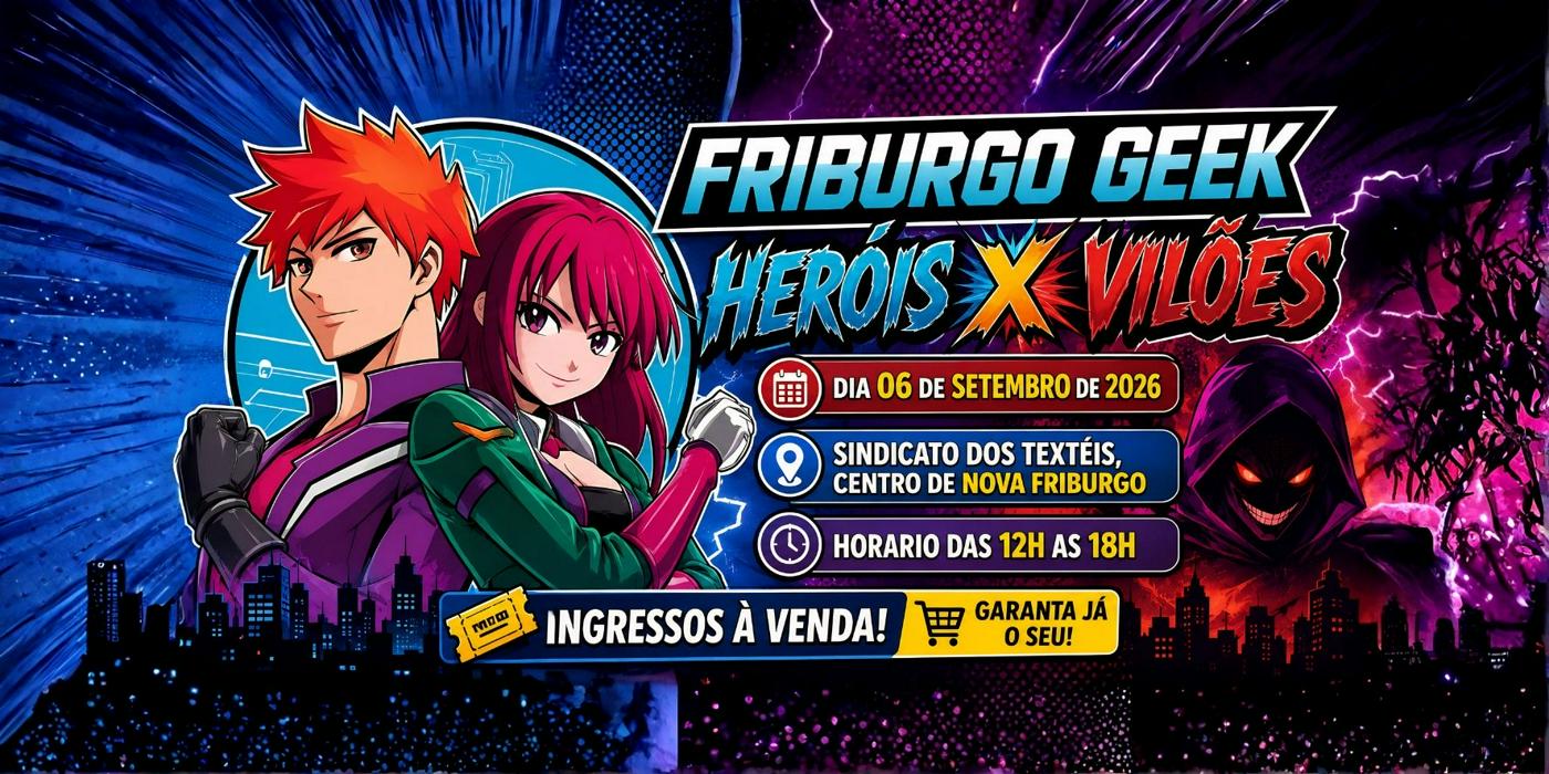 Setembro 2026 fica mais animado: agenda geek que ninguém vai querer perder